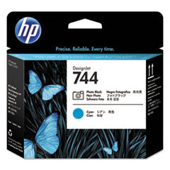 HP 744, (F9J86A) Cyan/Photo Black Printhead