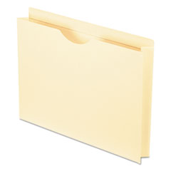 Smart Shield Reinforced File Jackets, Straight Tab, Letter Size, Manila, 50/Box