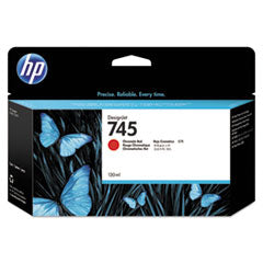 HP 745, (F9K00A) Chromatic Red Original Ink Cartridge