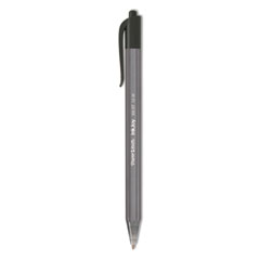 InkJoy 100 RT Ballpoint Pen, Retractable, Medium 1 mm, Black Ink, Smoke/Black Barrel, 20/Pack