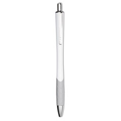 InkJoy 700 RT Ballpoint Pen, Retractable, Medium 1 mm, Black Ink, White/Gray Barrel, Dozen