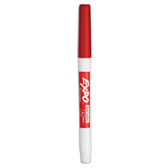 Low-Odor Dry-Erase Marker, Fine Bullet Tip, Red, Dozen