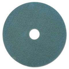 Ultra High-Speed Floor Burnishing Pads 3100, 27" Diameter, Aqua, 5/Carton