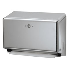 Mini C-Fold/Multifold Towel Dispenser, 11.13 x 3.88 x 7.88, Chrome