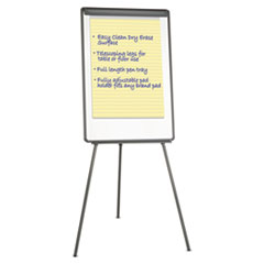 Dry Erase Board with Tripod Easel, 29 x 41, White Surface, Black Frame