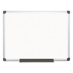 Value Lacquered Steel Magnetic Dry Erase Board, 48 x 36, White Surface, Silver Aluminum Frame