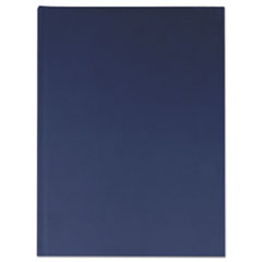 Casebound Hardcover Notebook, 1-Subject, Wide/Legal Rule, Dark Blue Cover, (150) 10.25 x 7.63 Sheets