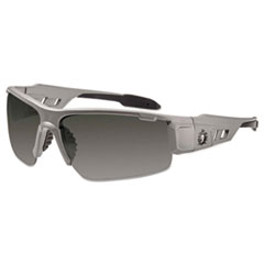 Skullerz Dagr Safety Glasses, Matte Gray Frame/Smoke Lens, Nylon/Polycarb, Ships in 1-3 Business Days