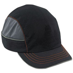 Skullerz 8950 Bump Cap Hat, Short Brim, Black, Ships in 1-3 Business Days