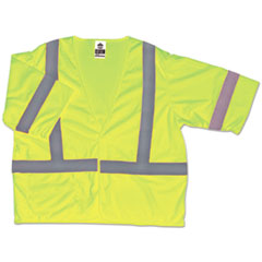 GloWear 8310HL Type R Class 3 Economy Mesh Vest, Small to Medium, Lime, Ships in 1-3 Business Days