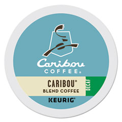 Caribou Blend Decaf Coffee K-Cups, 96/Carton