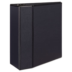 Durable View Binder with DuraHinge and EZD Rings, 3 Rings, 5" Capacity, 11 x 8.5, Black, (9900)