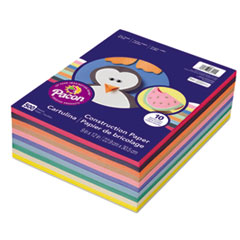 Rainbow Super Value Construction Paper Ream, 45 lb Text, 9 x 12, Assorted, 500/Pack