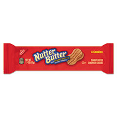 Nutter Butter Cookies, 3 oz Bag, 48/Carton