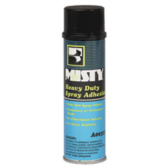 Heavy-Duty Adhesive Spray, 12 oz, Dries Clear, 12/Carton