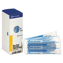 Refill for SmartCompliance General Cabinet, Blue Metal Detectable Bandages, 1 x 3, 40/Box