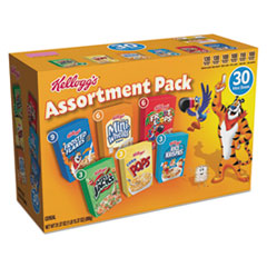 Breakfast Cereal Mini Boxes, Assorted, 2.39 oz Box, 30/Carton