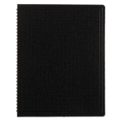 Duraflex Poly Notebook, 1-Subject, Medium/College Rule, Black Cover, (80) 11 x 8.5 Sheets