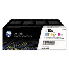 HP 410A, (CF251A-M) 3-Pack Cyan/Magenta/Yellow Original LaserJet Toner Cartridges