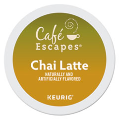 Cafe Escapes Chai Latte K-Cups, 96/Carton