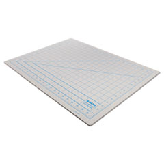 Self-Healing Cutting Mat, Nonslip Bottom, 1" Grid, 18 x 24, Gray