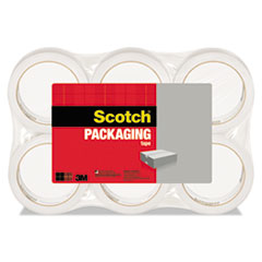 3350 General Purpose Packaging Tape, 3" Core, 1.88" x 109 yds, Clear, 6/Pack