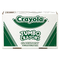 Jumbo Classpack Crayons, 25 Each of 8 Colors, 200/Set