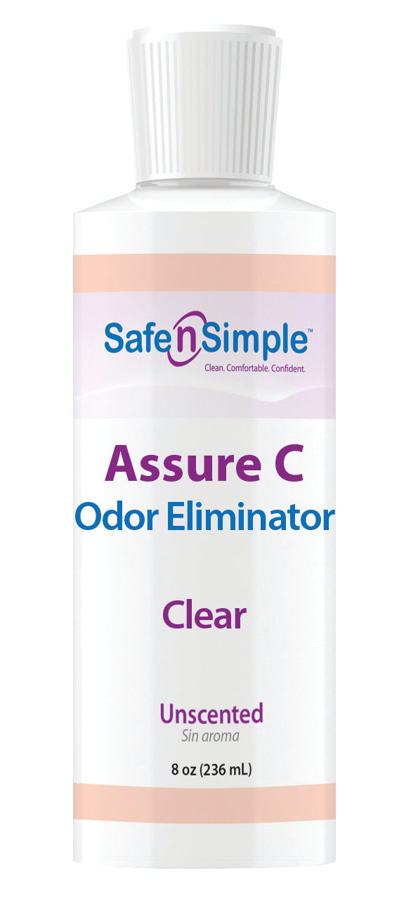 Assure C Odor Eliminator Clear Deodorizer and Lubricant - 8 oz Bottle