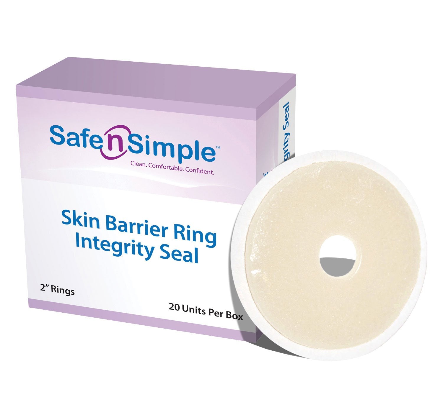 Low Absorption INTEGRITY Skin Barrier 2" Ring - 20 Rings/Box