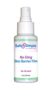 Alcohol Free Skin Barrier No-Sting Spray 2 oz Bottle