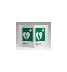 AED WALL SIGN ILCOR W/LOGO TENT 7X8