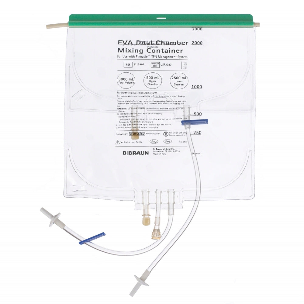PINNACLE® Dual Chamber Mixing Container, EVA Formulation, 3000 mL (2500+500)