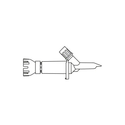 Standard Spike Dispensing Pin with SAFSITE® Valve with Luer Slip Connector