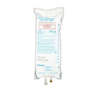 Sterile Water for Injection USP, 1000 mL