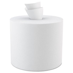 Select Center-Pull Paper Towels, 2-Ply, 7.3" x 600 ft, White, 600/Roll, 6/Carton