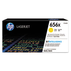 HP 656X, (CF462X) High-Yield Yellow Original LaserJet Toner Cartridge