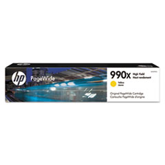 HP 990X, (M0J97AN) High-Yield Yellow Original PageWide Cartridge