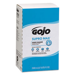 SUPRO MAX Hand Cleaner, Unscented, 2,000 mL Pouch, 4/Carton