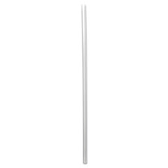 Wrapped Giant Straws, 10.25", Polypropylene, Clear, 1,000/Carton