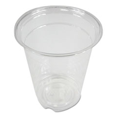 Clear Plastic Cold Cups, 12 oz, PET, 20 Cups/Sleeve, 50 Sleeves/Carton