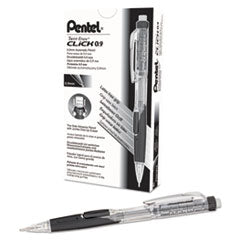 Twist-Erase CLICK Mechanical Pencil, 0.9 mm, HB (#2), Black Lead, Black Barrel