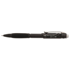 Twist-Erase GT Pencils, 0.5 mm, HB (#2), Black Lead, Black Barrel