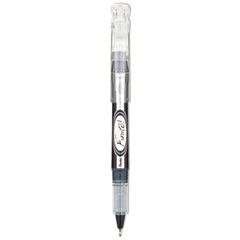 Finito! Porous Point Pen, Stick, Extra-Fine 0.4 mm, Black Ink, Black/Silver/Clear Barrel