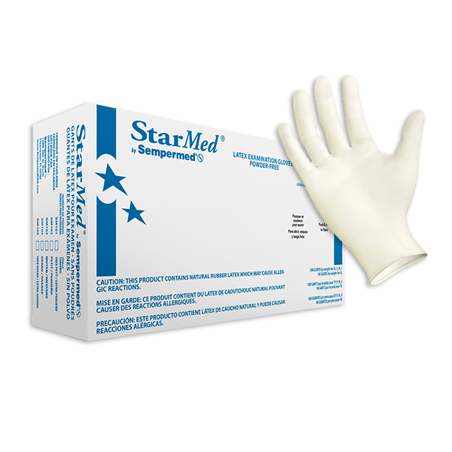 StarMed Powder Free Textured Exam Glove, XS