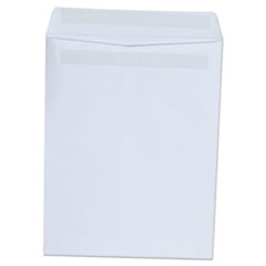 Self-Stick Open End Catalog Envelope, #10 1/2, Square Flap, Self-Adhesive Closure, 9 x 12, White, 100/Box