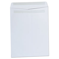 Self-Stick Open End Catalog Envelope, #13 1/2, Square Flap, Self-Adhesive Closure, 10 x 13, White, 100/Box