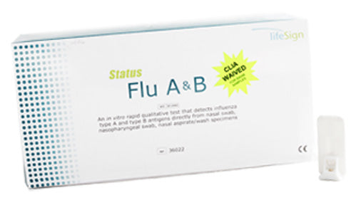 Status Flu A&B (25 test) (CLIA waived for Swab Specimens)