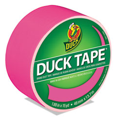 Colored Duct Tape, 3" Core, 1.88" x 15 yds, Neon Pink