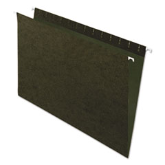 Standard Green Hanging Folders, Legal Size, Straight Tabs, Standard Green, 25/Box