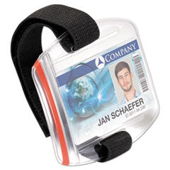 Card Holder Outdoor Secure, Vertical, 3.42" x 2.12", Clear, 10/Box